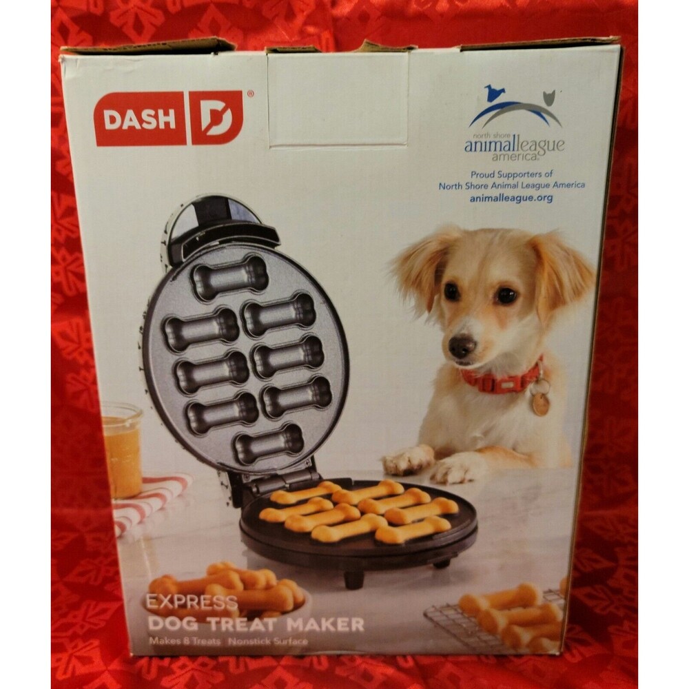 Dash Express Dog Treat Maker Complete w/Manual & Recipes New In Box